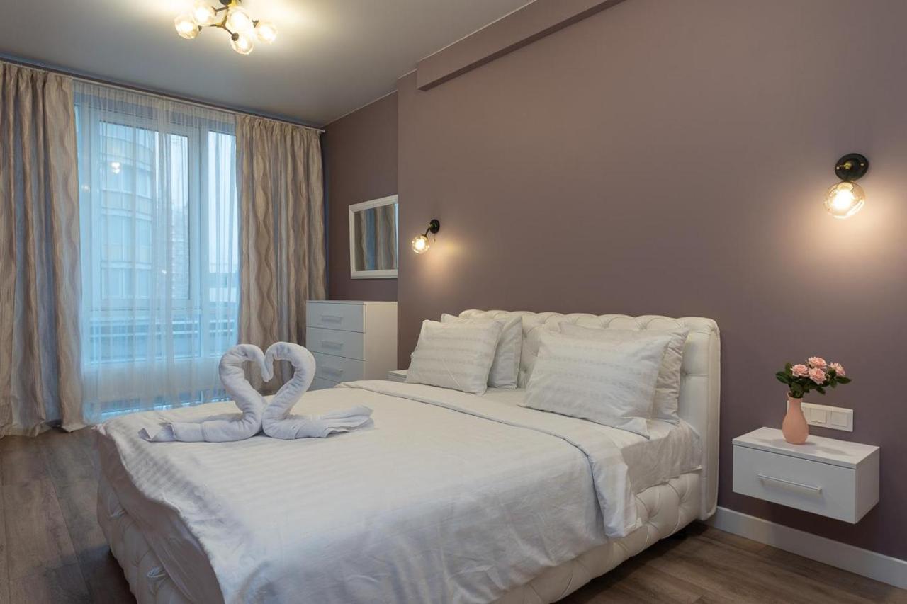 New Modern Apartments. Metro Minskaya 키예프 외부 사진
